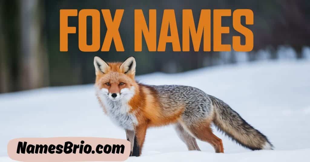 Adorable Fox Names