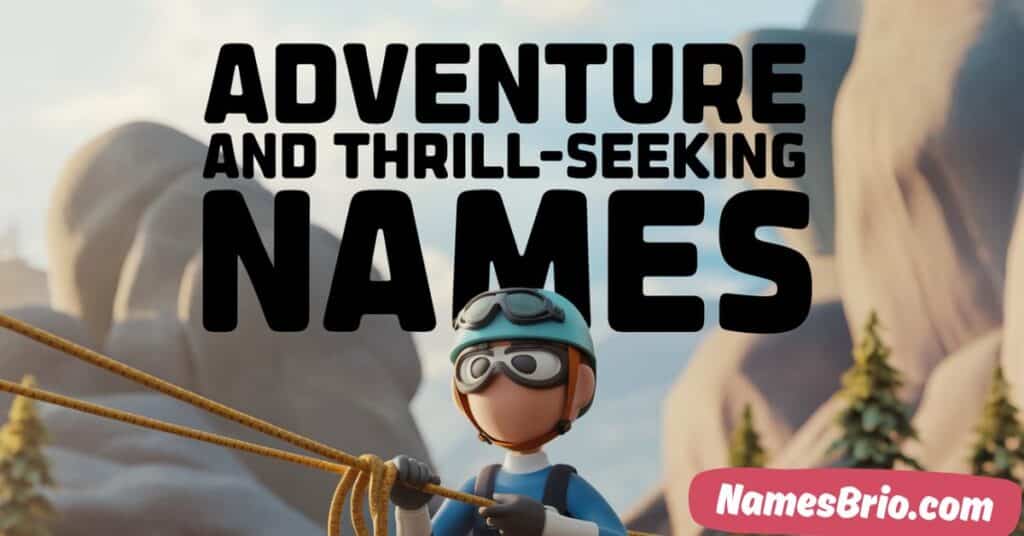 Adventure and Thrill-Seeking Names