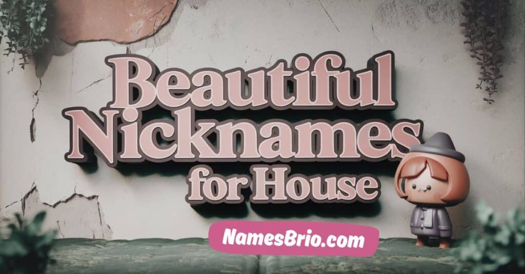 Beautiful Nicknames For House