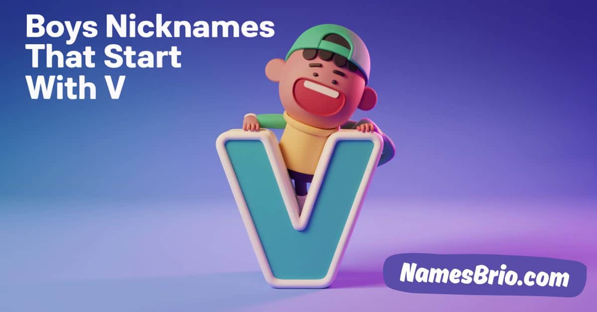 Boys Nicknames That Start With V