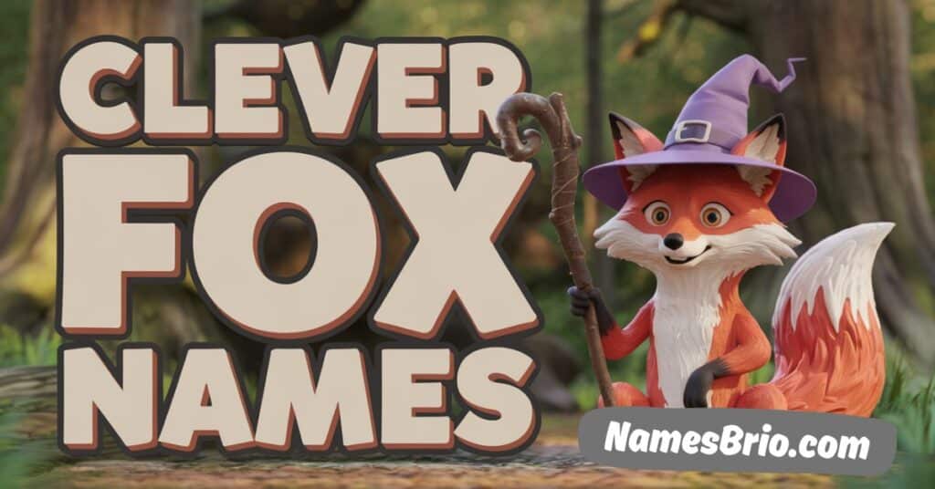 Clever Adorable Fox Names