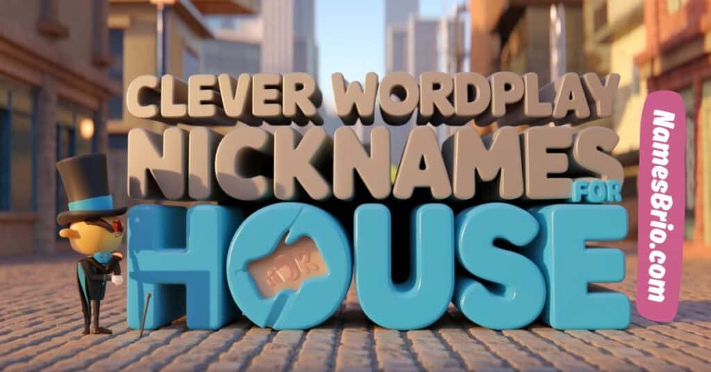 Clever Wordplay Nicknames For House