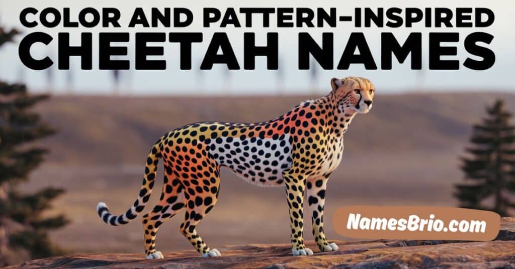 Color and Pattern-Inspired Cheetah Names