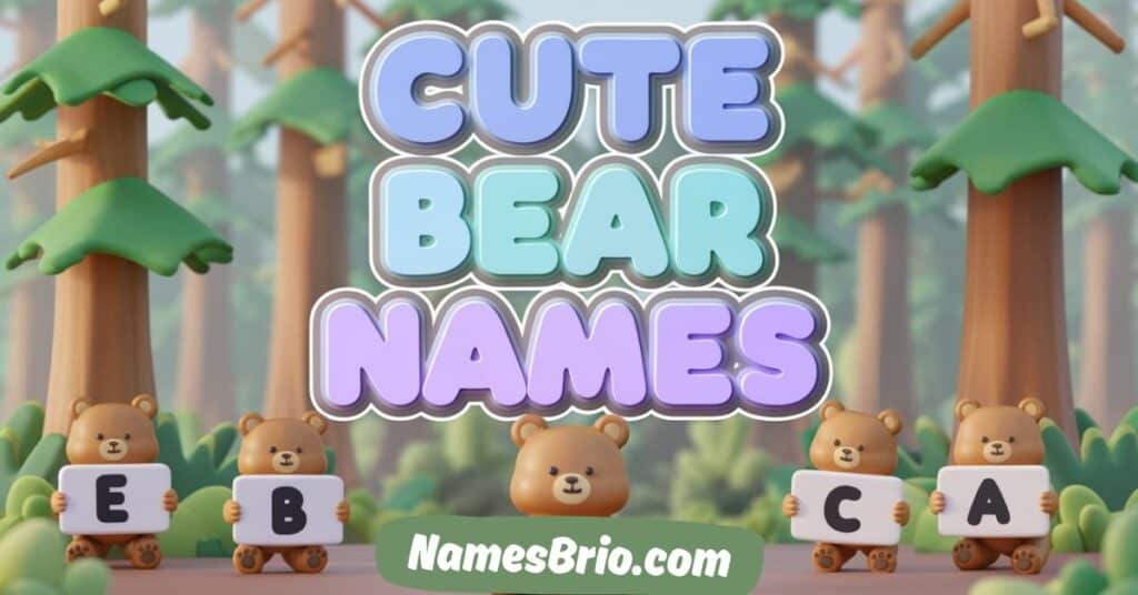 Cute Bear Names