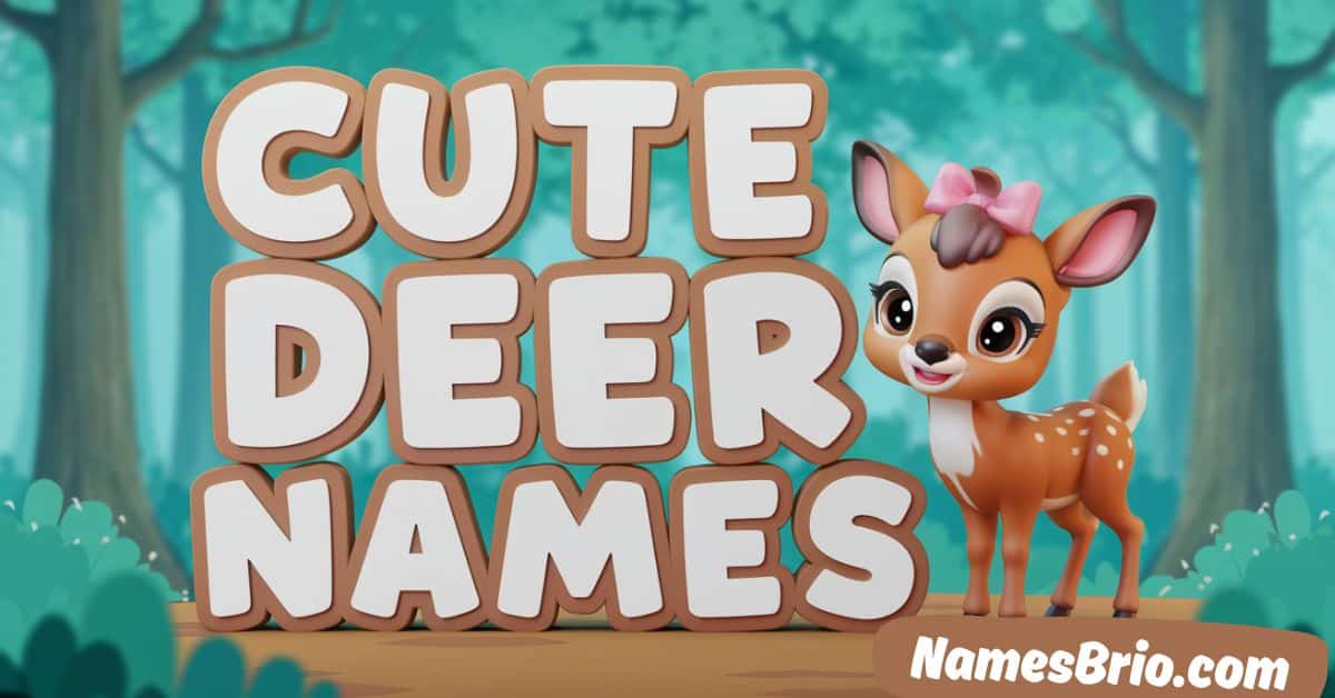 Cute Deer Names