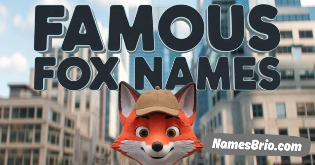 Famous Adorable Fox Names