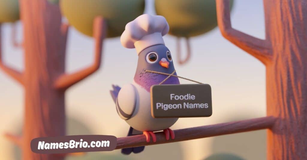 Foodie Pigeon Names