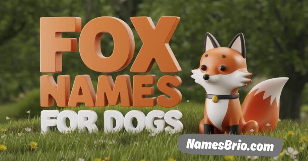 Adorable Fox Names for Dogs