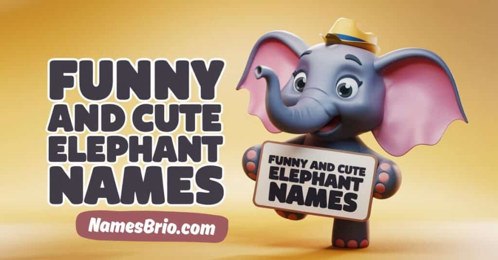 Funny And Cute Elephant Names