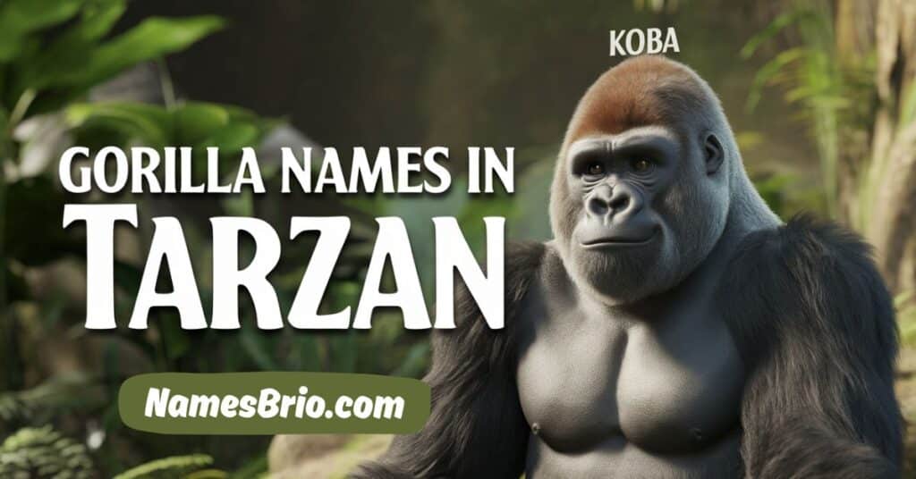 Gorilla Names in Tarzan