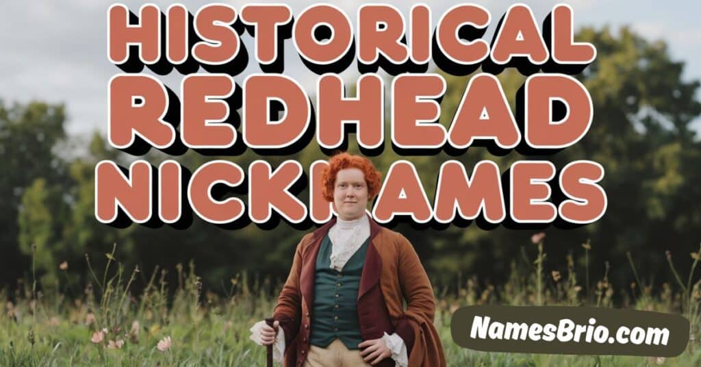 Historical Redhead Nicknames