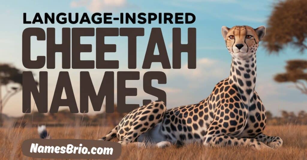 Language-Inspired Cheetah Names