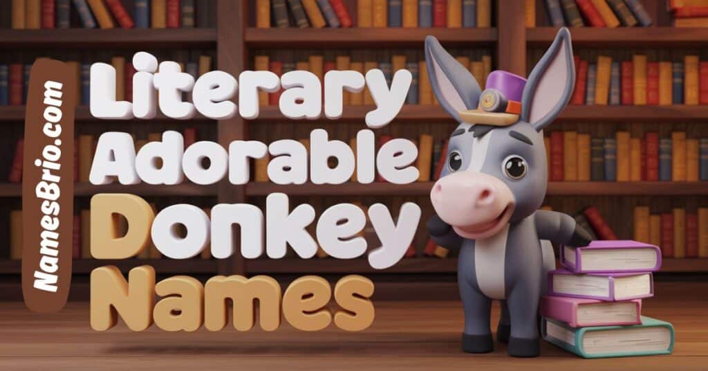 Literary Adorable Donkey Names