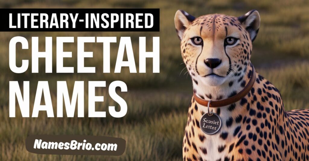 Literary-Inspired Cheetah Names