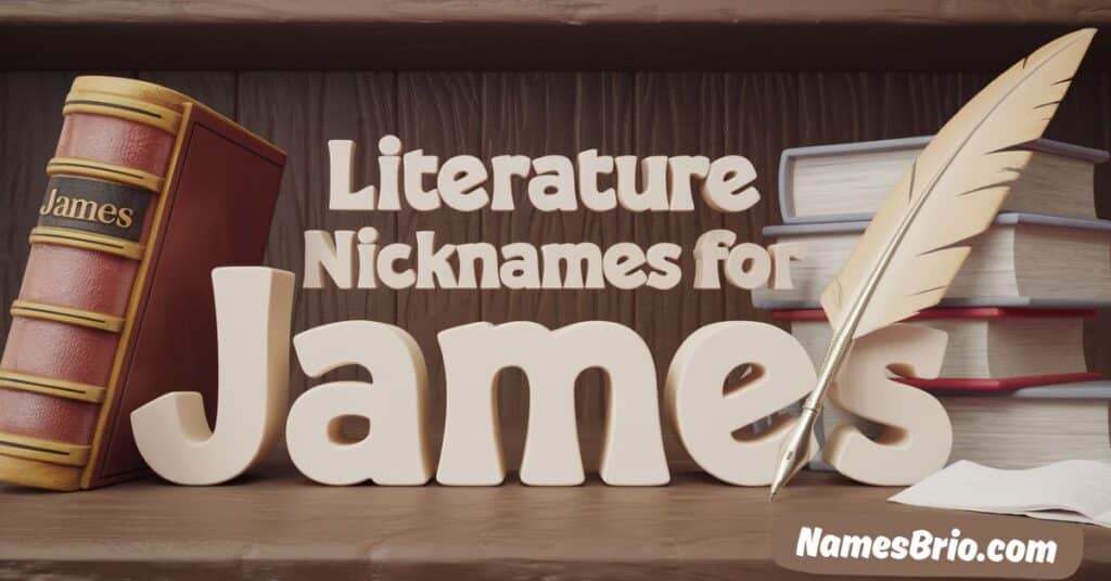 Literature Nicknames For James