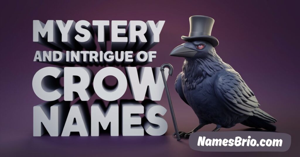 Mystery and Intrigue of Crow Names