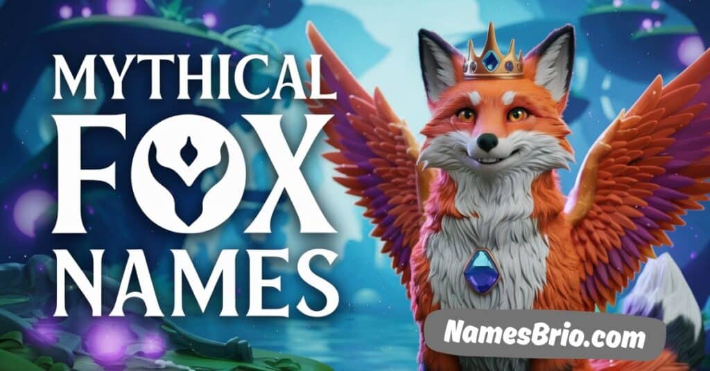 Mythical Adorable Fox Names