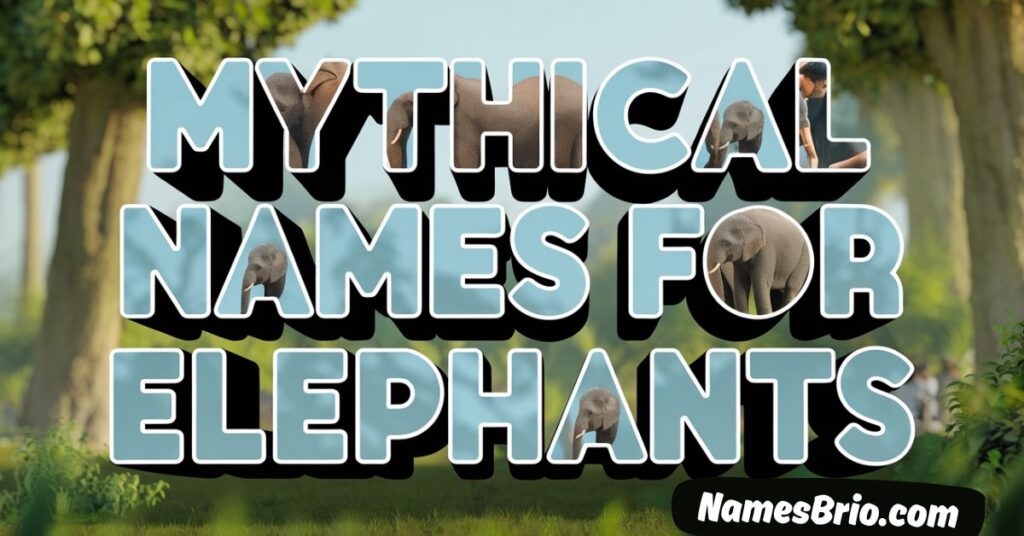 Mythical Names for Elephants