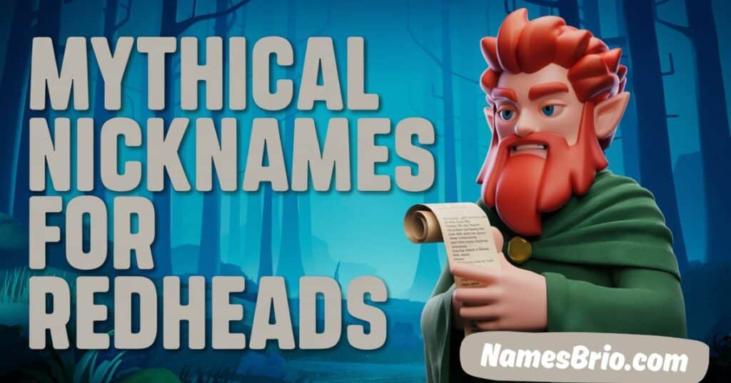 Mythical Nicknames for Redheads