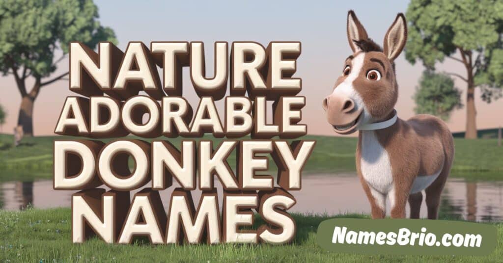 Nature Adorable Donkey Names