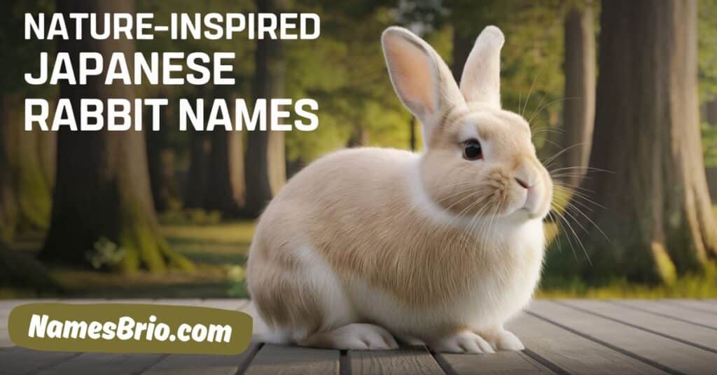 Nature-Inspired Japanese Rabbit Names