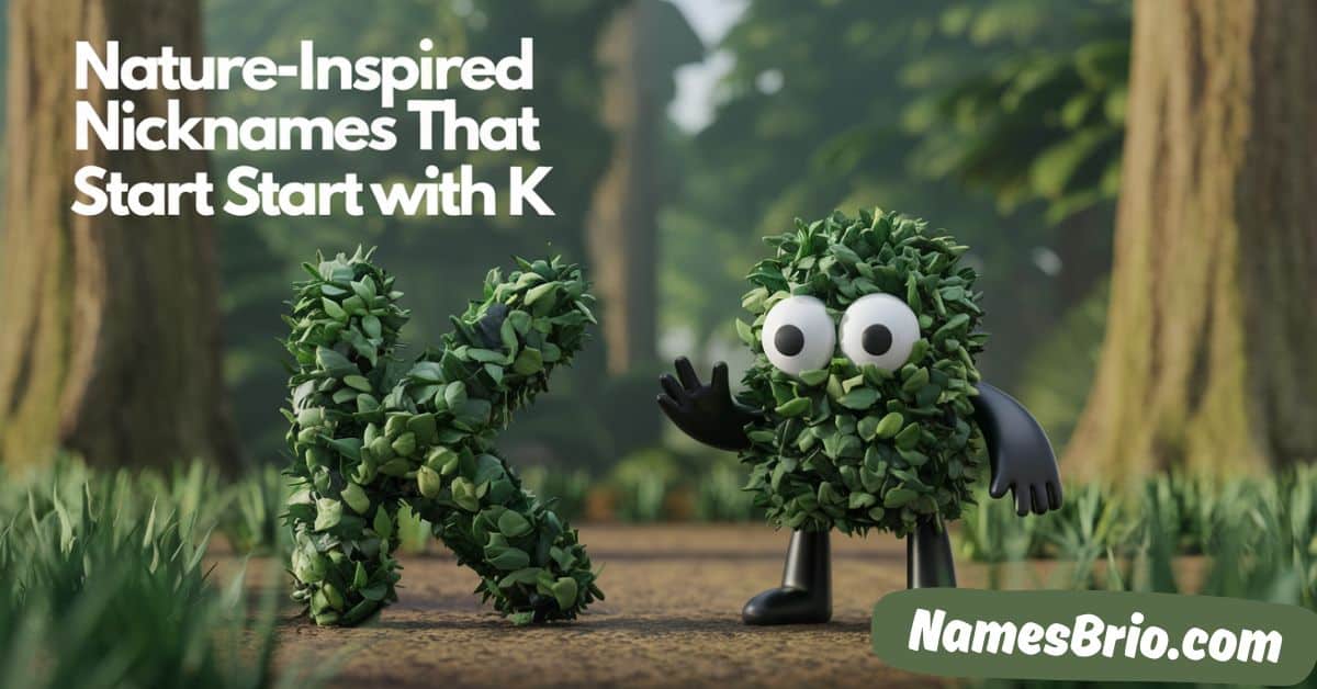 Nature-Inspired Nicknames That Start With K