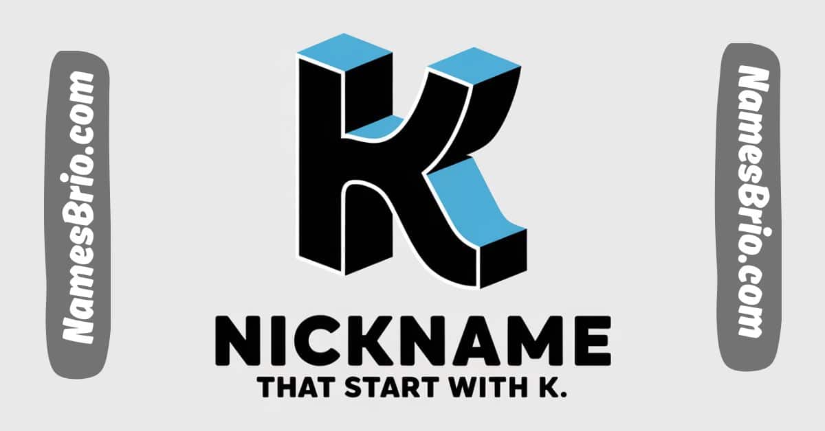 nicknames that start with k