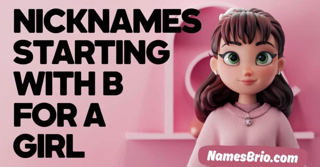 Nicknames Starting With B for a Girl