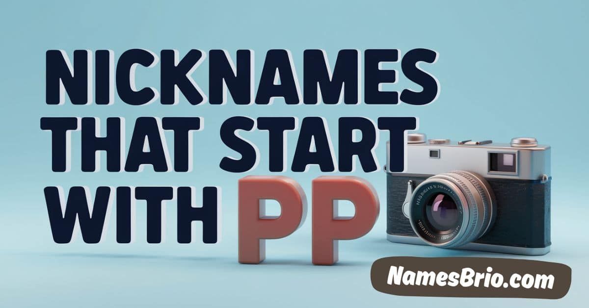 Nicknames That Start With P