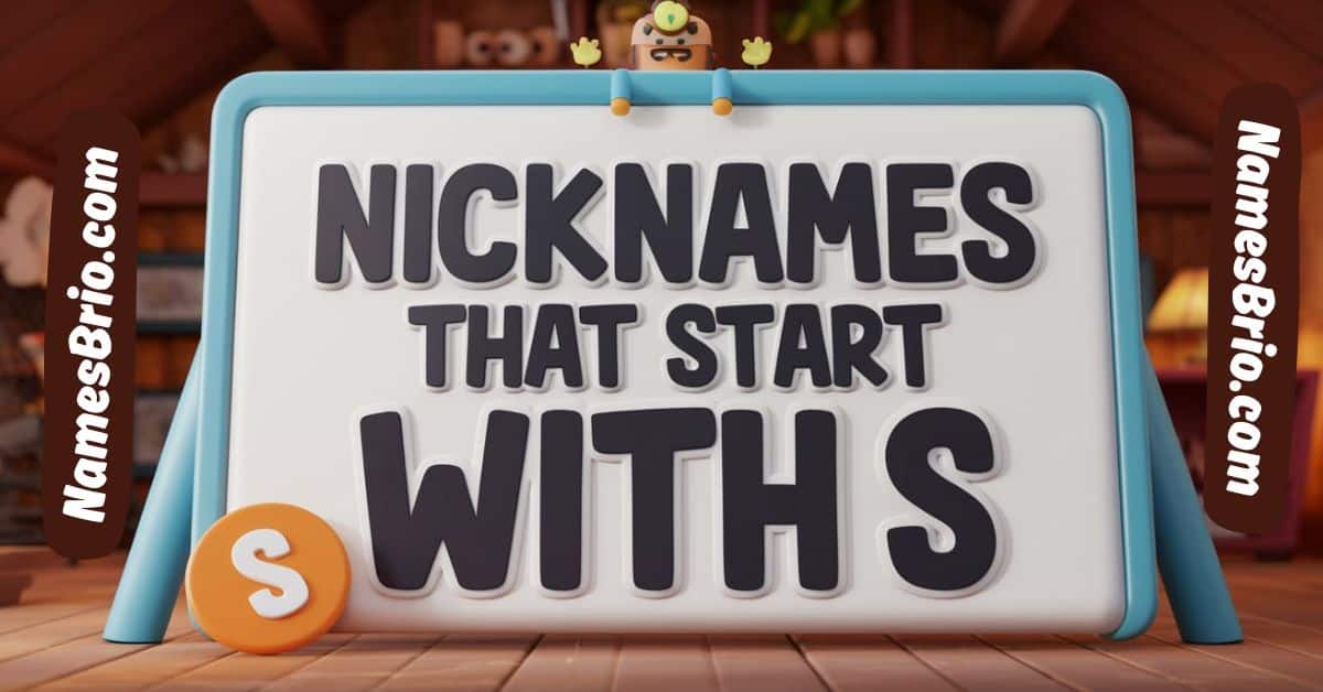 Nicknames that start with S