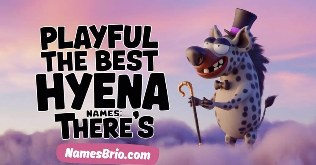 Playful The Best Hyena Names