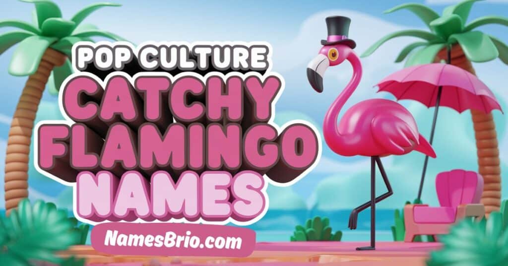 Pop Culture Catchy Flamingo Names