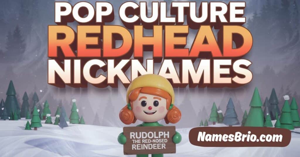 Pop Culture Redhead Nicknames