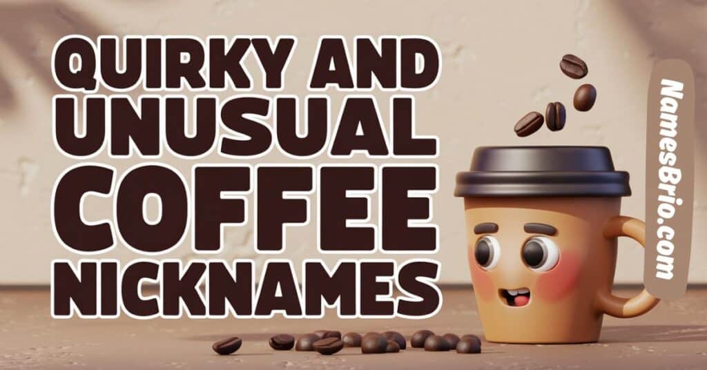 Quirky and Unusual Coffee Nicknames