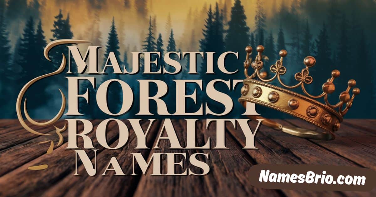 Majestic Forest Royalty Names