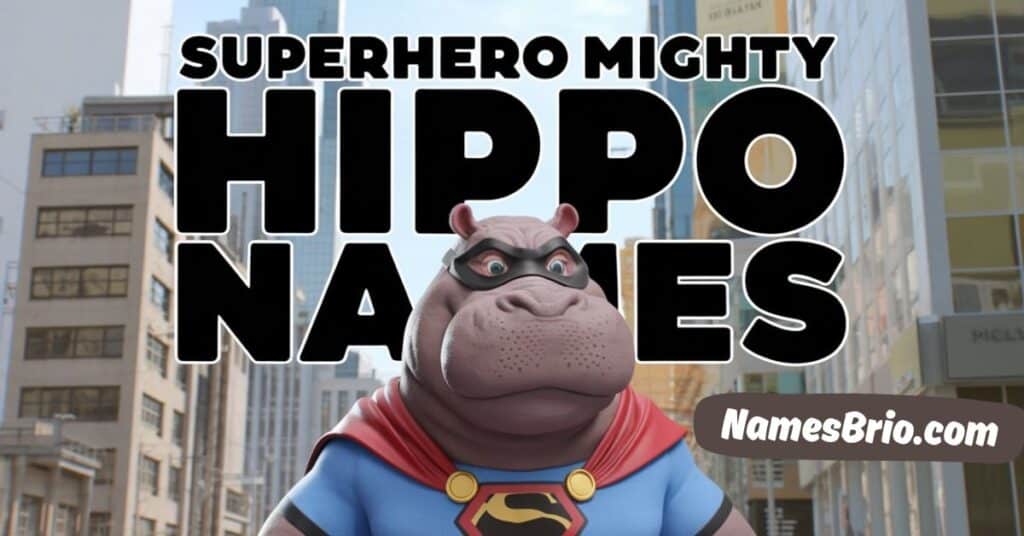 Superhero Mighty Hippo Names