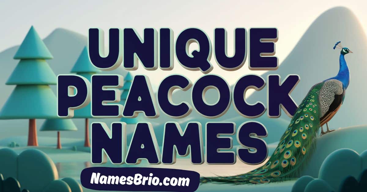 Unique Peacock Names