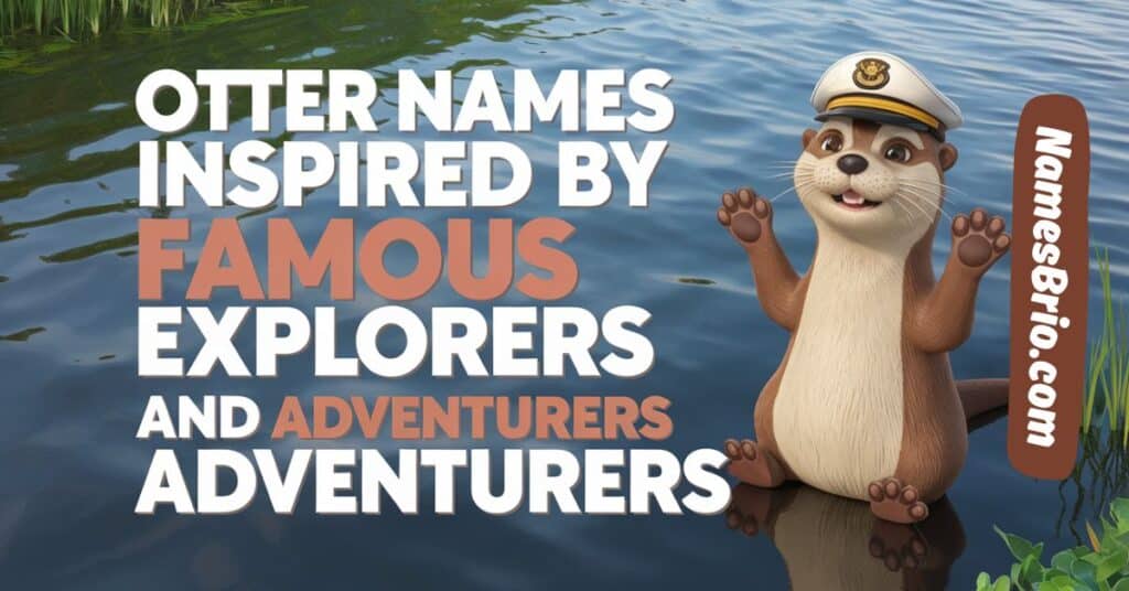 Otter Names Inspired by Famous Explorers and Adventurers