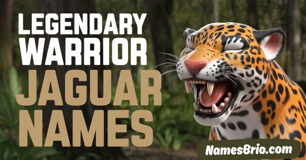 Legendary Warrior Jaguar Names