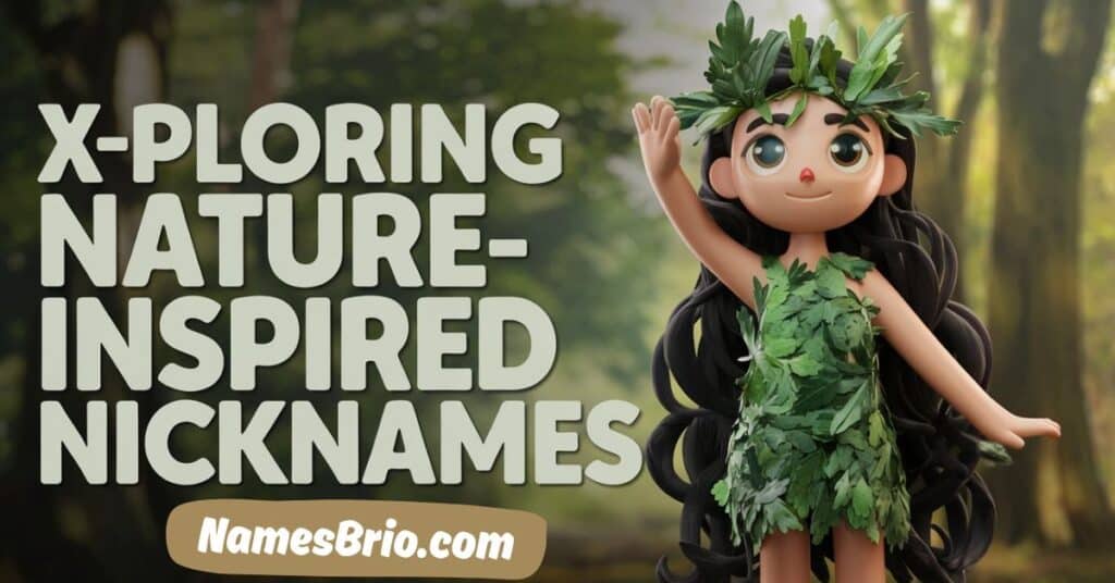 X-ploring Nature-Inspired Nicknames