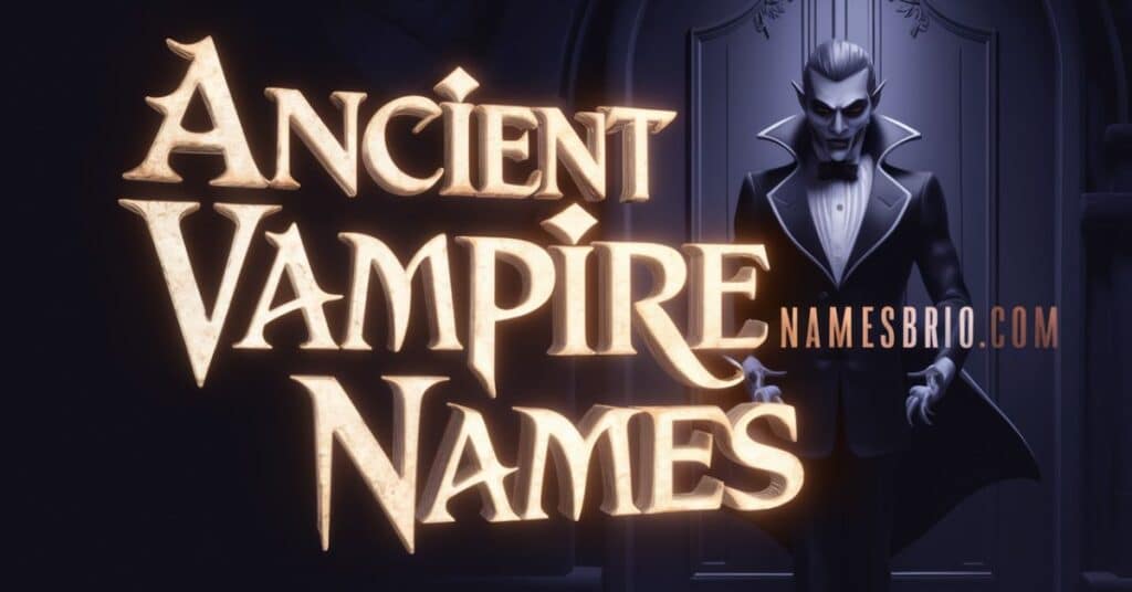 Ancient Vampire Names