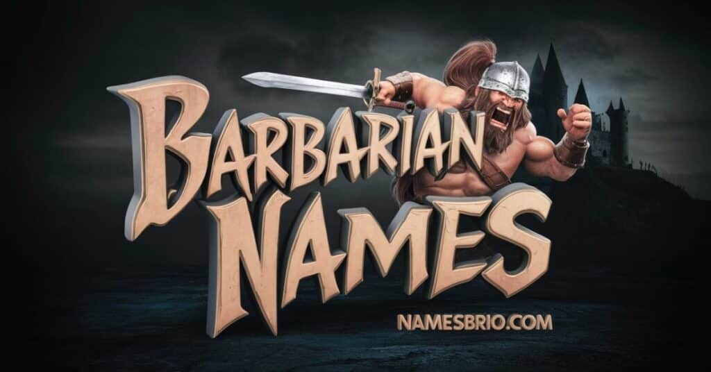 Barbarian Names