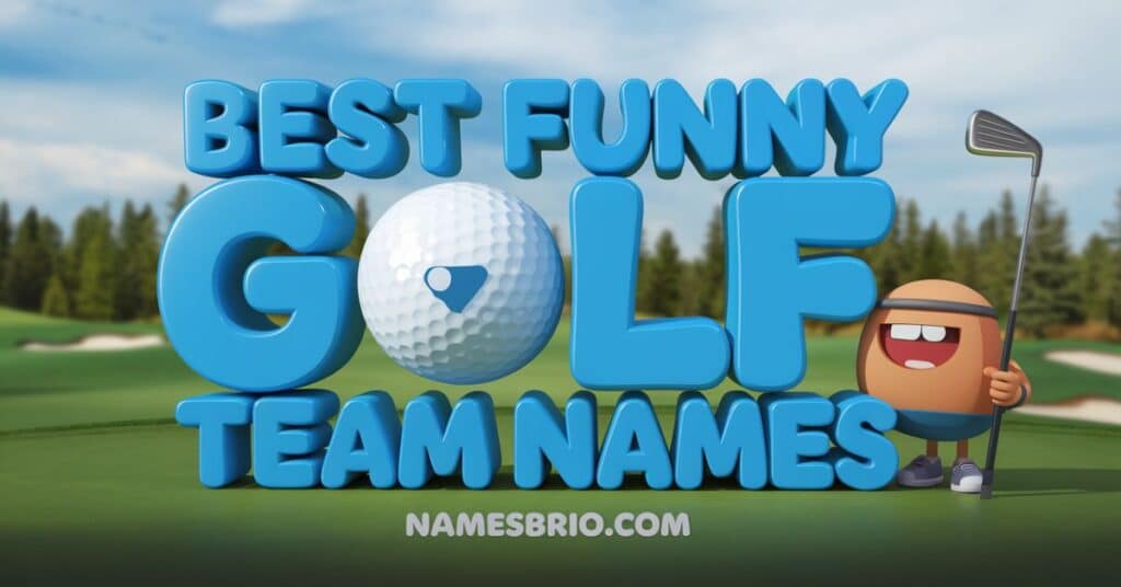 Best Funny Golf Team Names