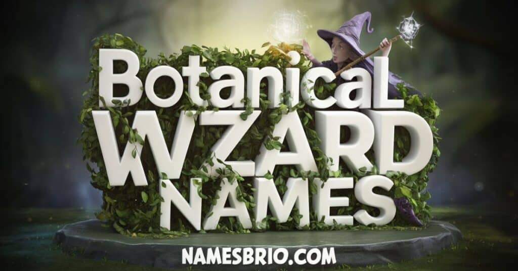 Botanical Wizard Names