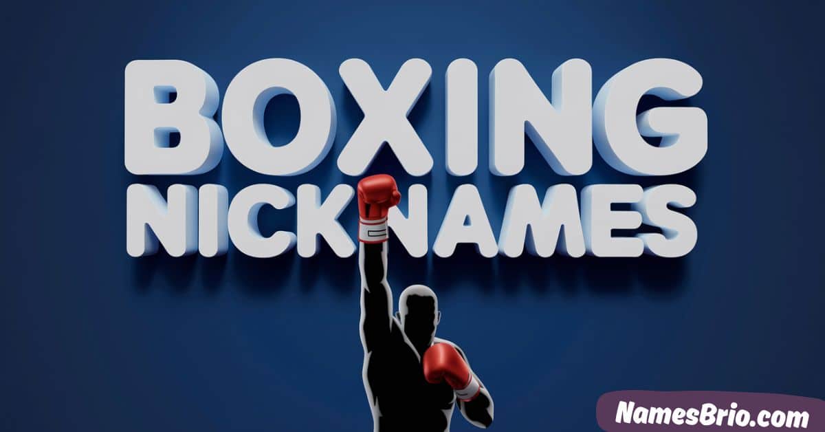 Boxing Nicknames