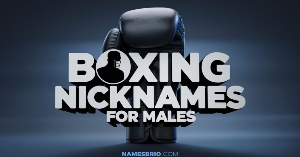 Boxing Nicknames for Males