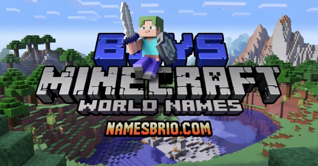 Boys Minecraft World Names