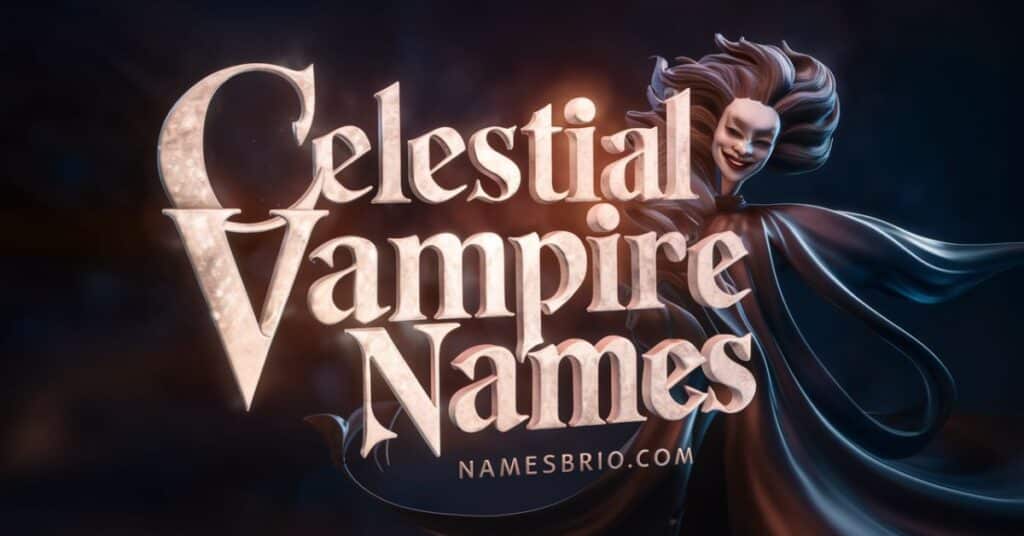 Celestial Vampire Names