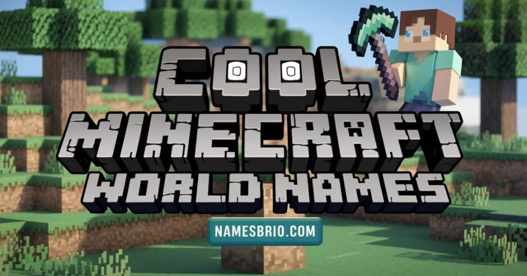 Cool Minecraft World Names