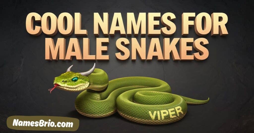 Cool Names for Male Snakes